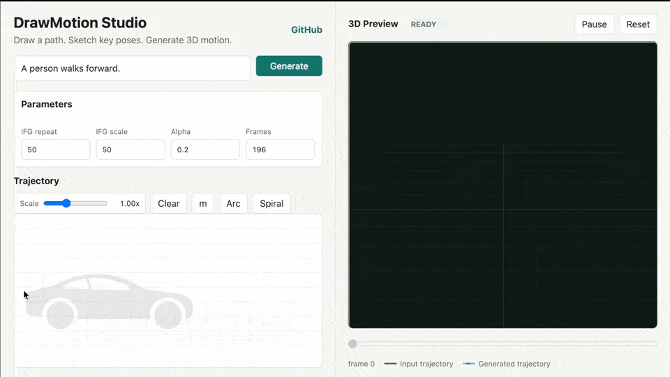 DrawMotion web demo