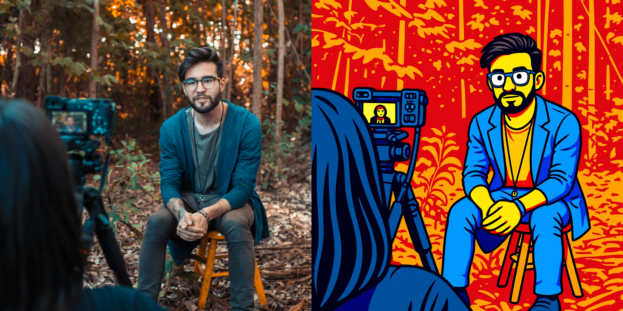 American Cartoon Style Example