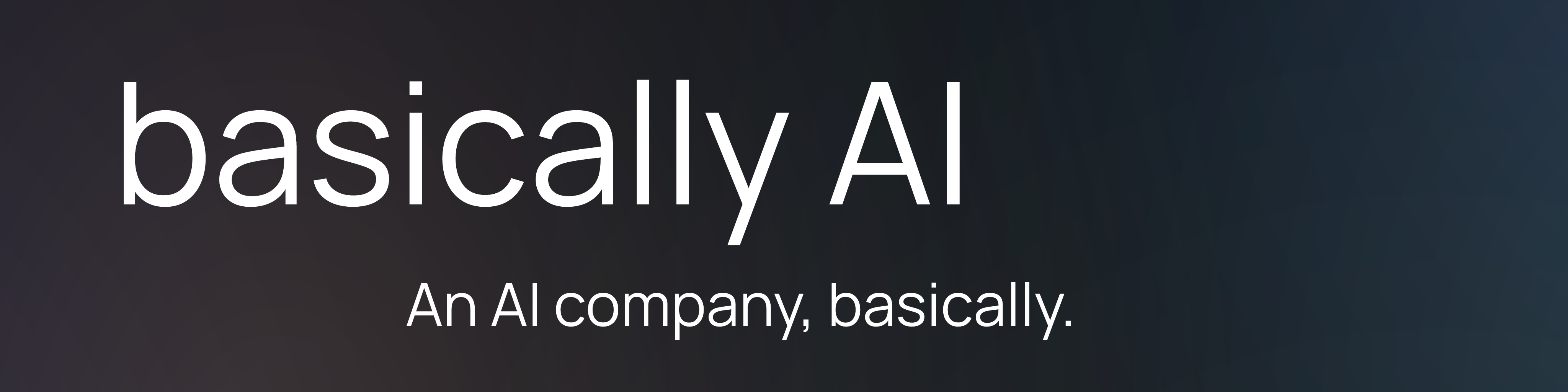 basically AI banner