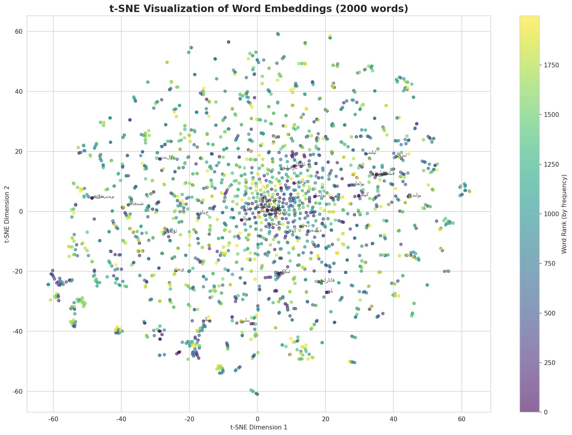 t-SNE Words